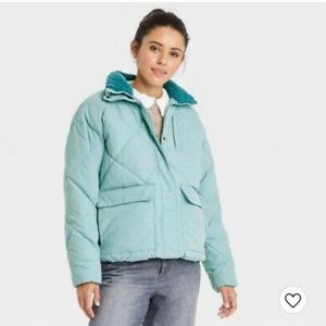 Blue Puffer Jacket